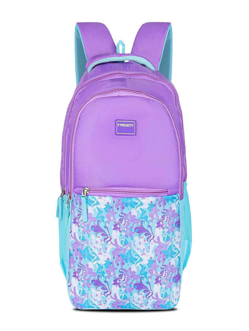 stylish kids backpack with floral printed design - 21940173 - Zoom Image - 0