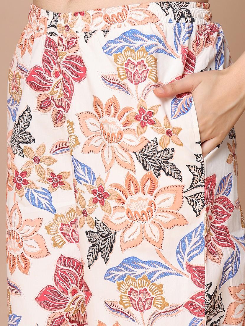 women floral print nightwear pyjama set - 21940420 - Standard Image - 5