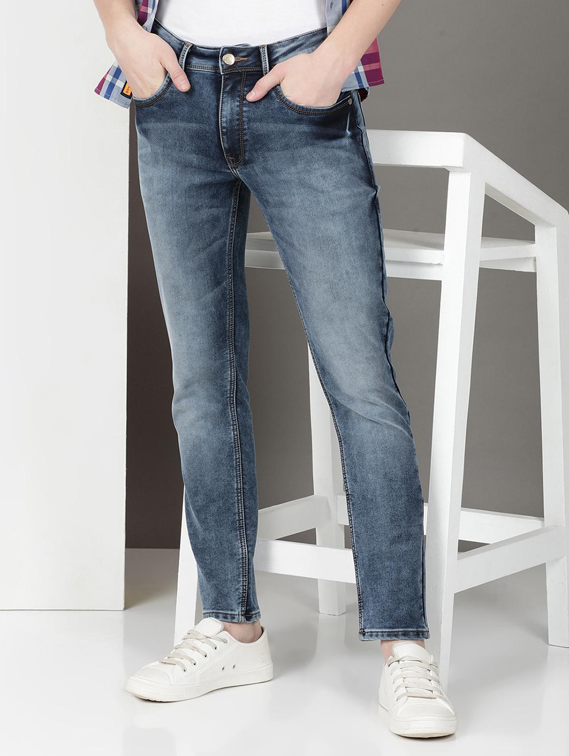 men mid rise full length denim jeans - 21940446 - Zoom Image - 0