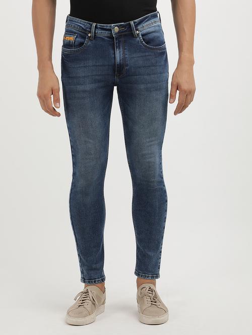 men mid rise full length denim jeans - 21940449 - Standard Image - 0