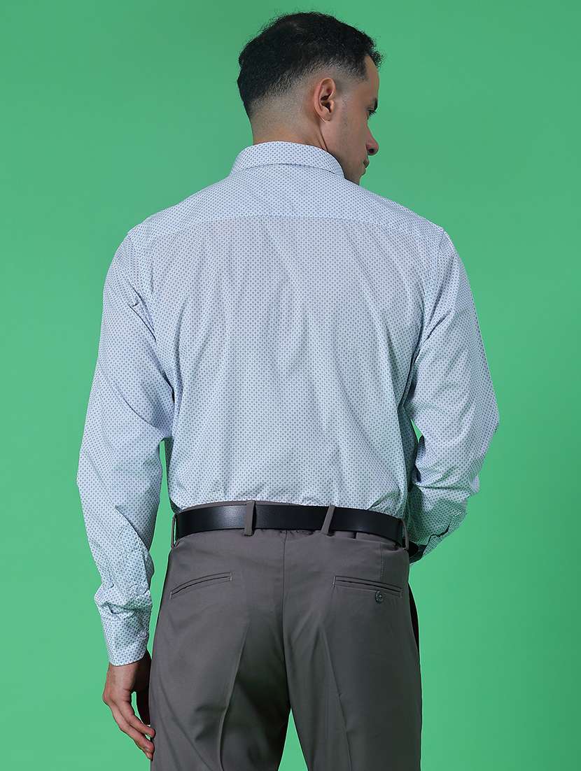 men solid collared long sleeve shirt - 21940532 -  Standard Image - 3