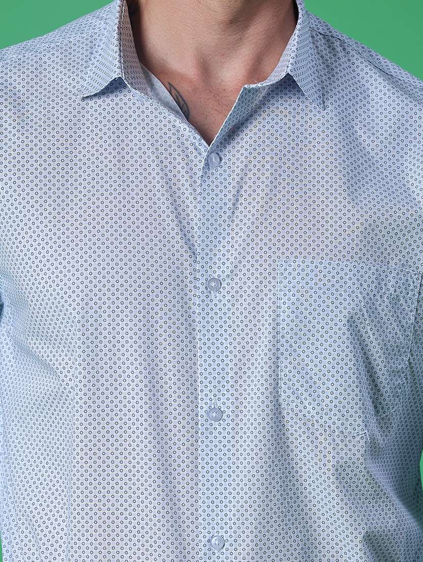 men solid collared long sleeve shirt - 21940532 -  Standard Image - 5