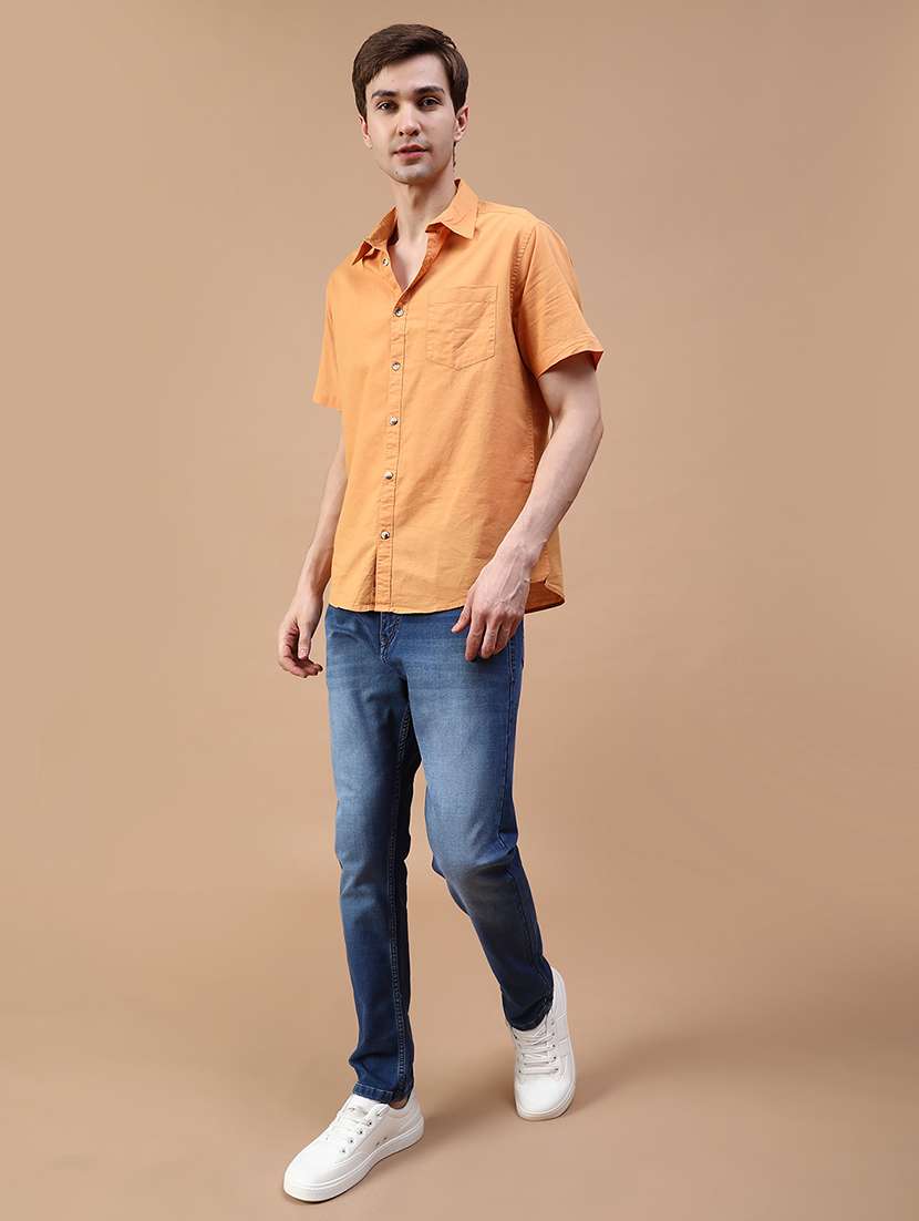 Men Washed Mid Rise Full Length Jean - 21940538 -  Standard Image - 3