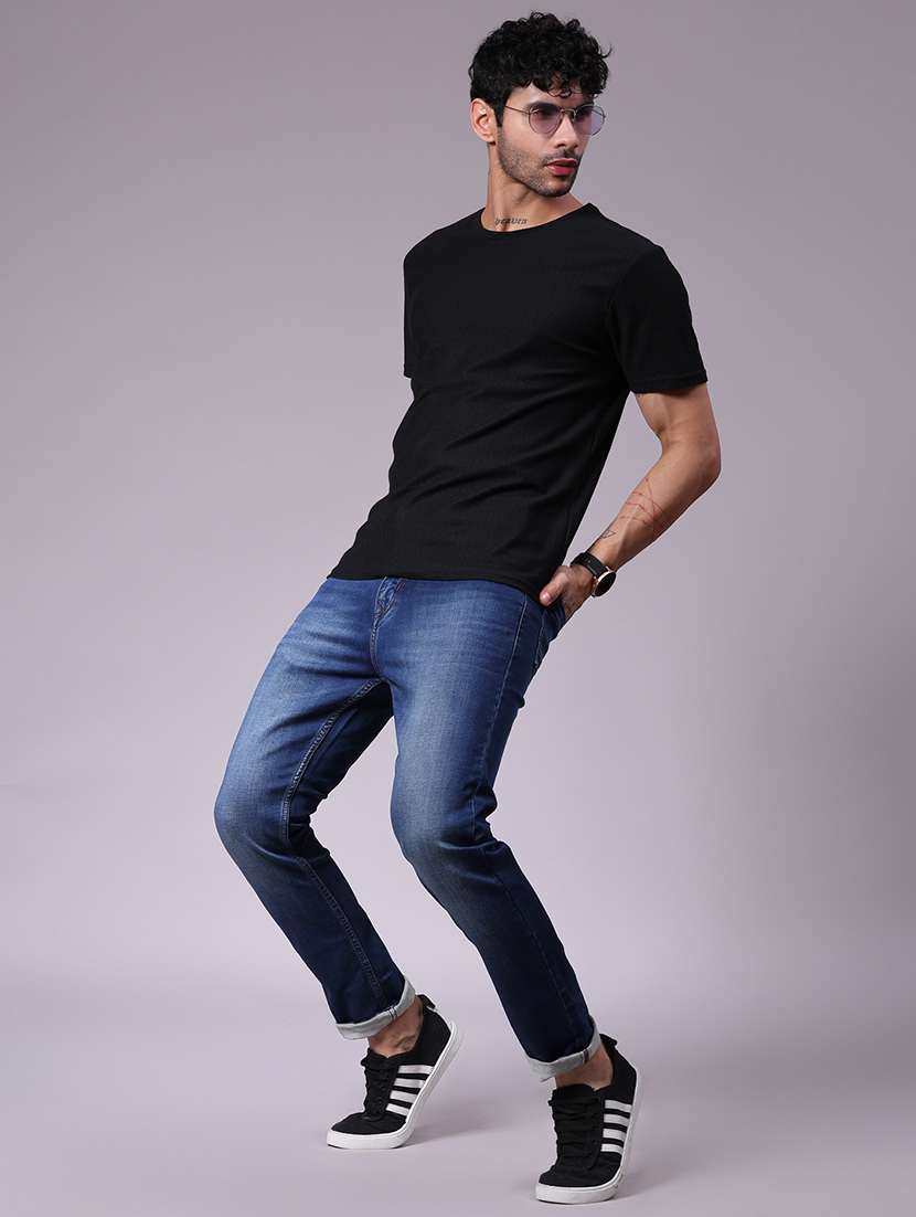 men washed mid rise full length jean - 21940547 -  Standard Image - 3