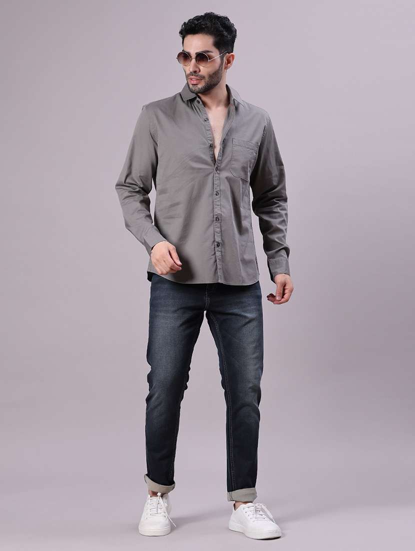 men washed mid rise full length jean - 21940549 -  Standard Image - 3