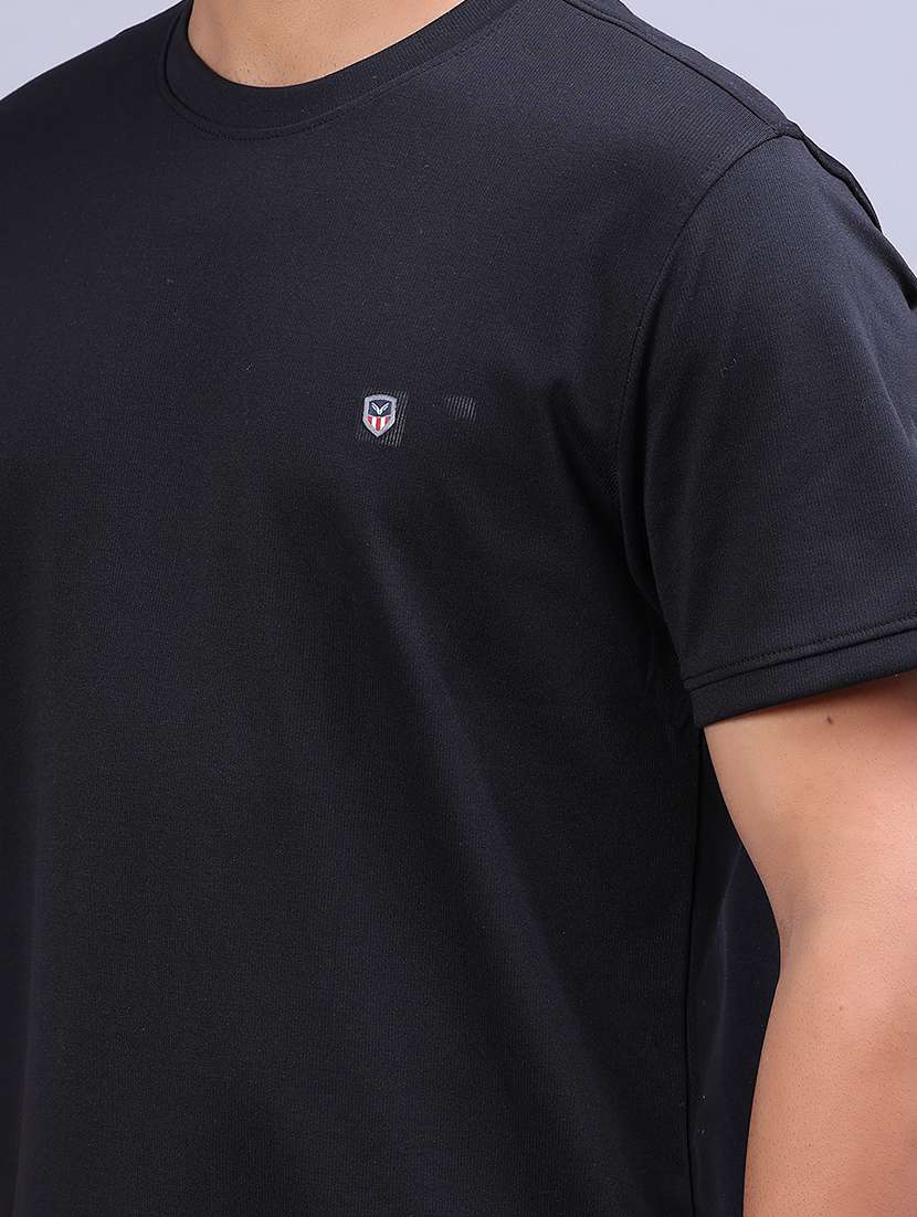 men solid short sleeve regular fit t-shirt - 21940558 -  Standard Image - 3