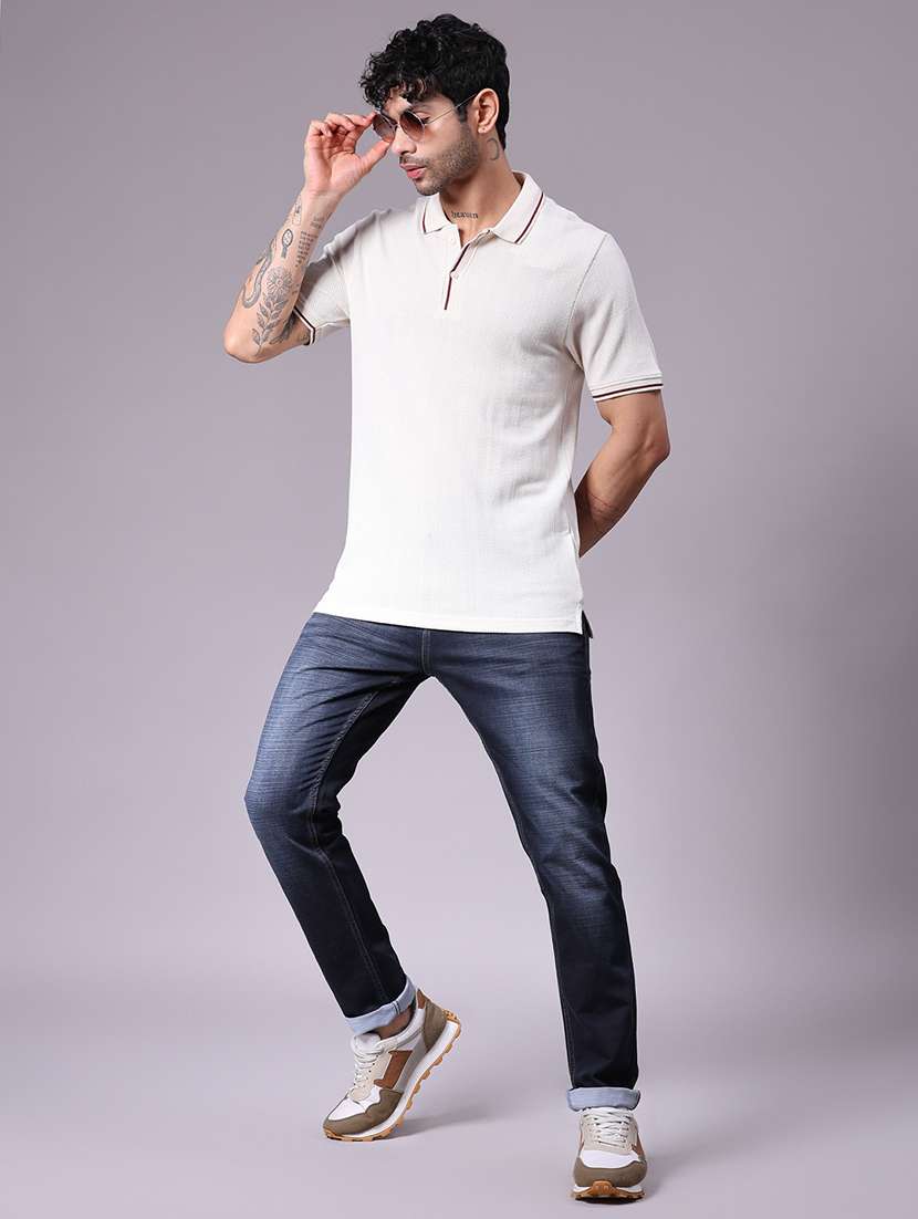 men washed mid rise full length jean - 21940599 -  Standard Image - 3