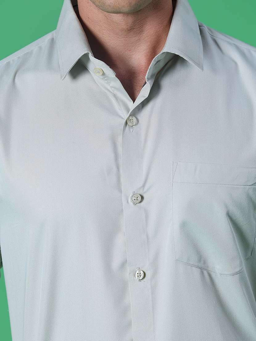 men solid collared long sleeve shirt - 21940621 -  Standard Image - 5