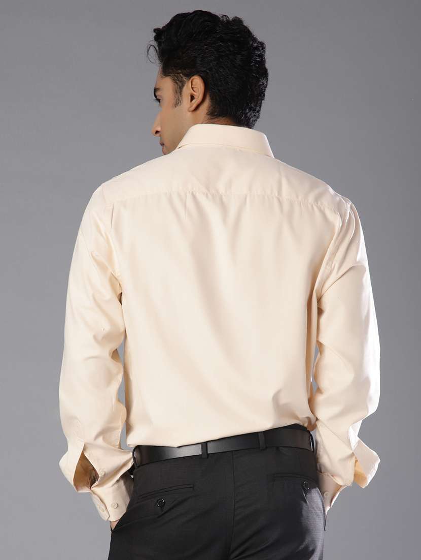 men solid long sleeve regular fit formal shirt - 21940622 -  Standard Image - 3