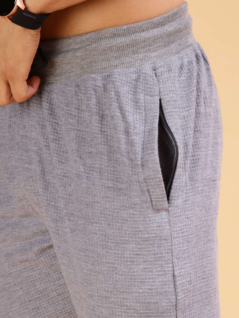 men solid mid rise jogger - 21940709 -  Standard Image - 5