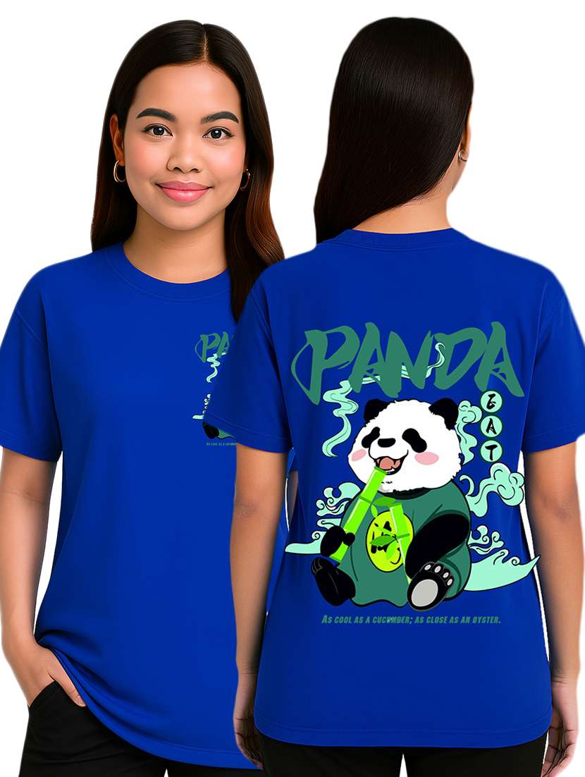 women printed short sleeve loose fit t-shirt