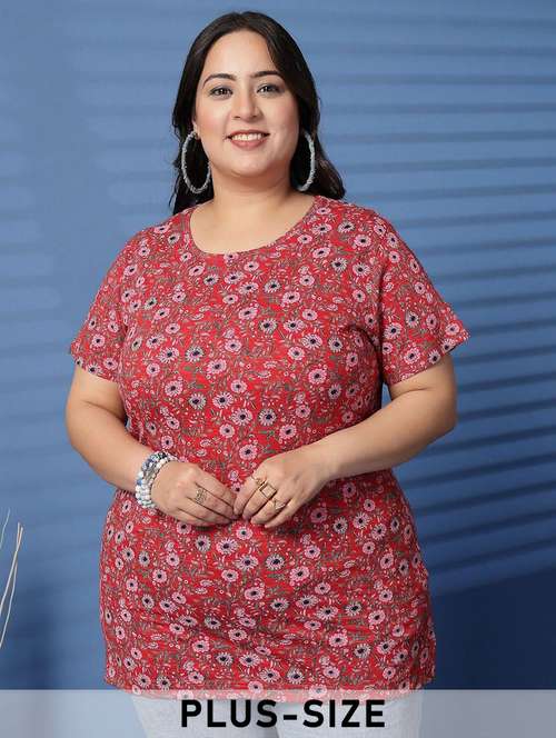 women plus size printed short sleeve t-shirt - 21940830 - Standard Image - 0