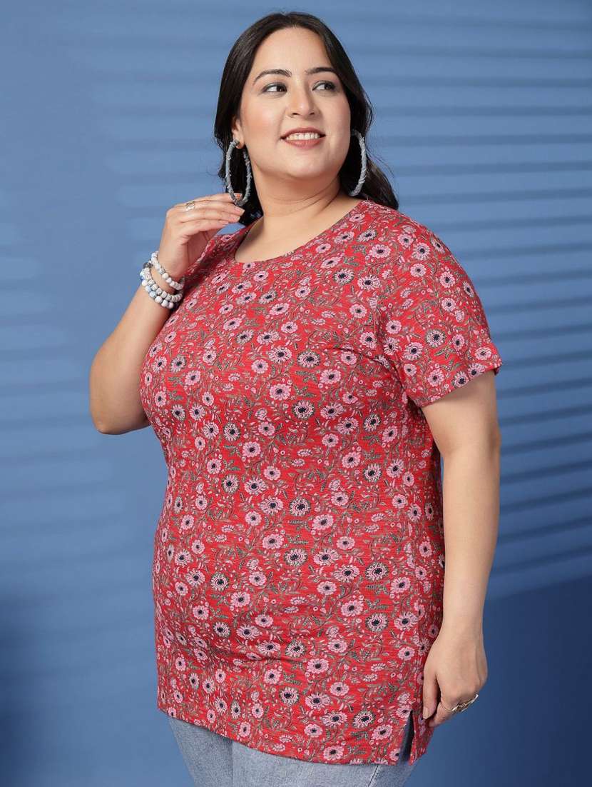 women plus size printed short sleeve t-shirt - 21940830 - Standard Image - 3