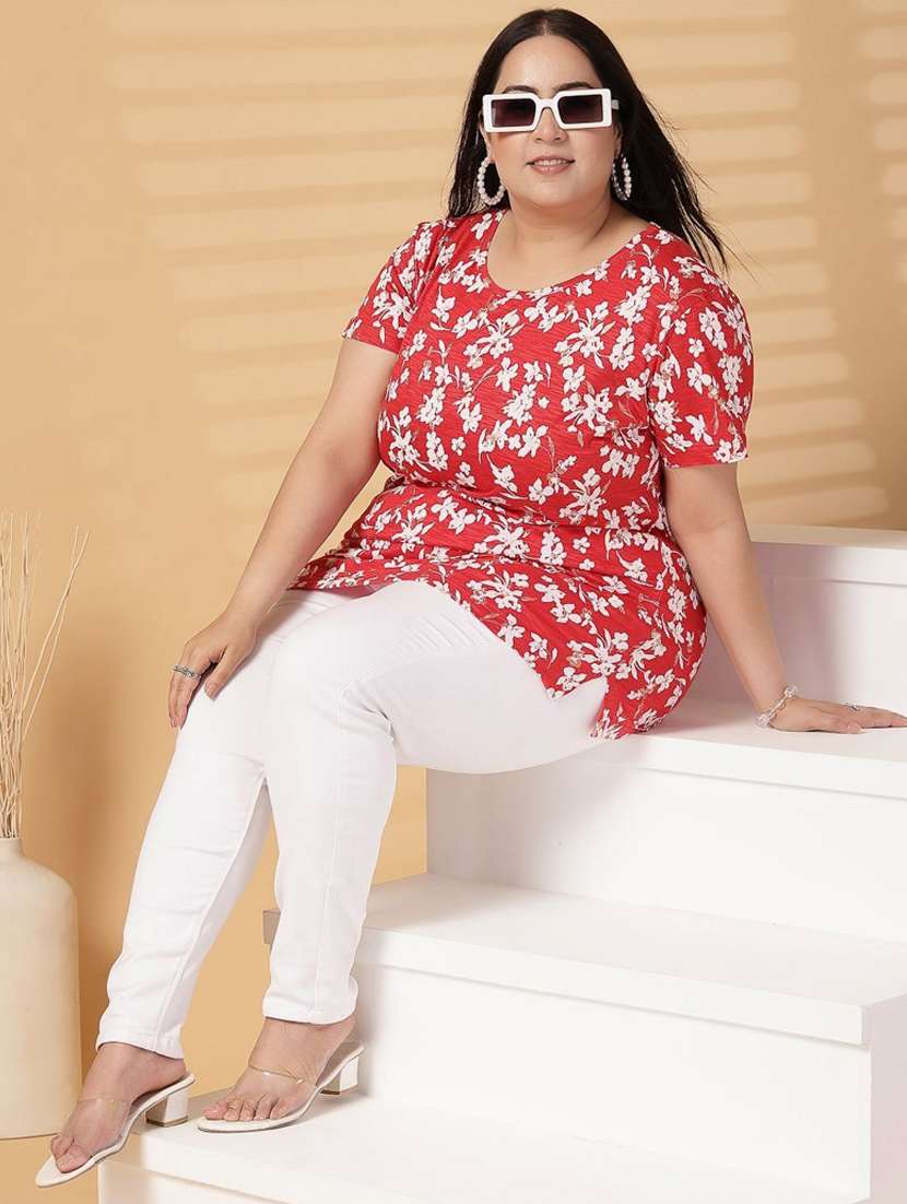 women plus size printed short sleeve t-shirt - 21940832 -  Standard Image - 5