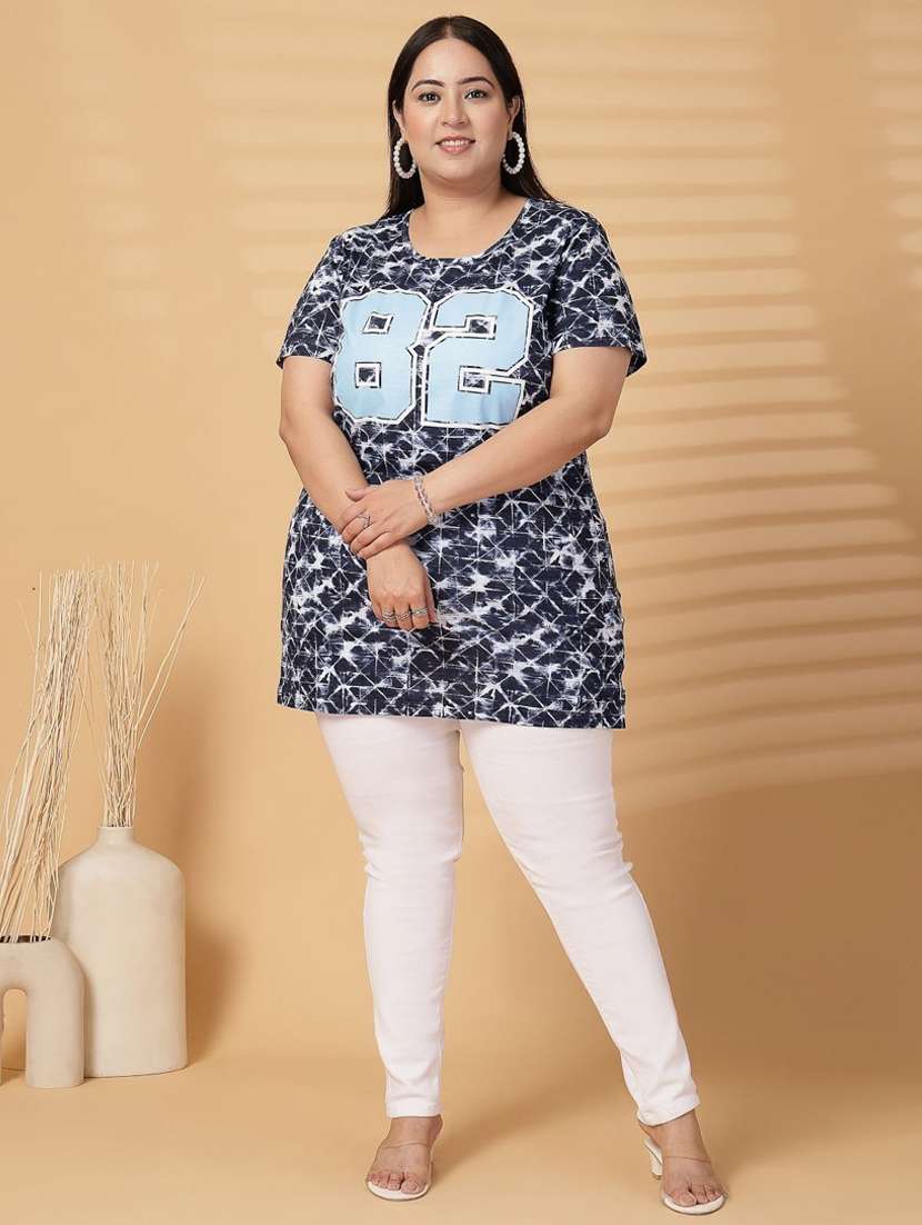women plus size printed short sleeve t-shirt - 21940833 -  Standard Image - 5