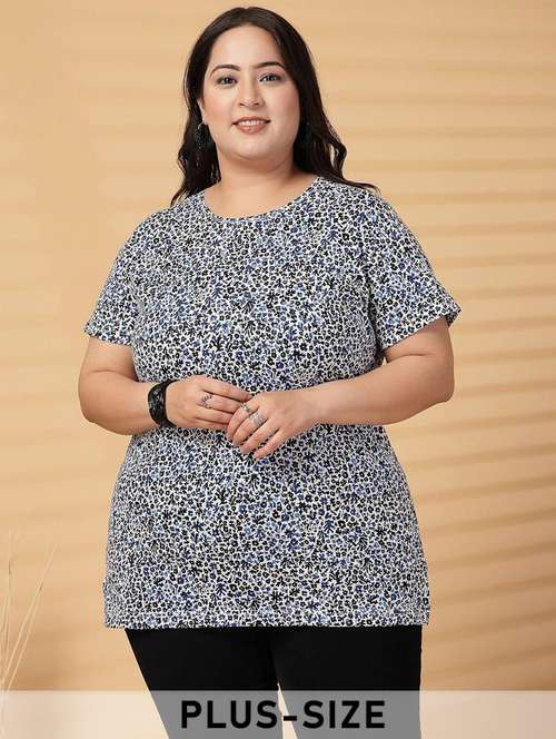 women plus size printed short sleeve t-shirt - 21940837 -  Standard Image - 0