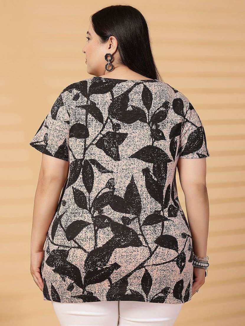 women plus size printed short sleeve t-shirt - 21940845 - Standard Image - 5