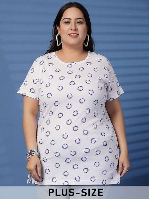 women plus size printed short sleeve t-shirt - 21940847 - Standard Image - 0