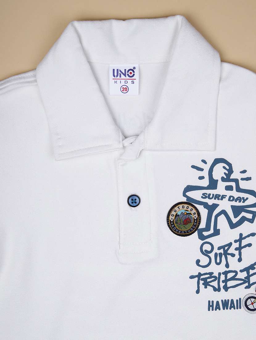 boys printed t-shirt & shorts twin set - 21941101 -  Standard Image - 5