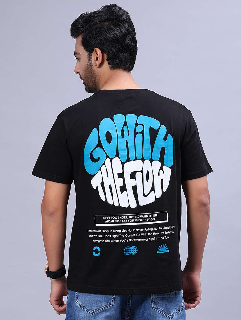 men printed short sleeve regular fit t-shirt - 21941130 -  Zoom Image - 0