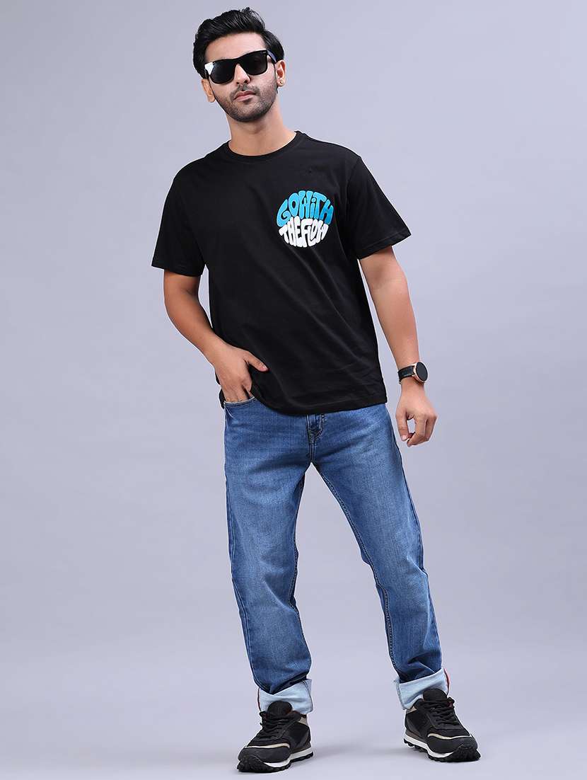 men printed short sleeve regular fit t-shirt - 21941130 -  Standard Image - 3