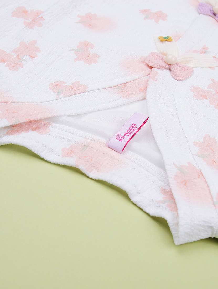 girls floral printed short sleeve top - 21941233 -  Standard Image - 3