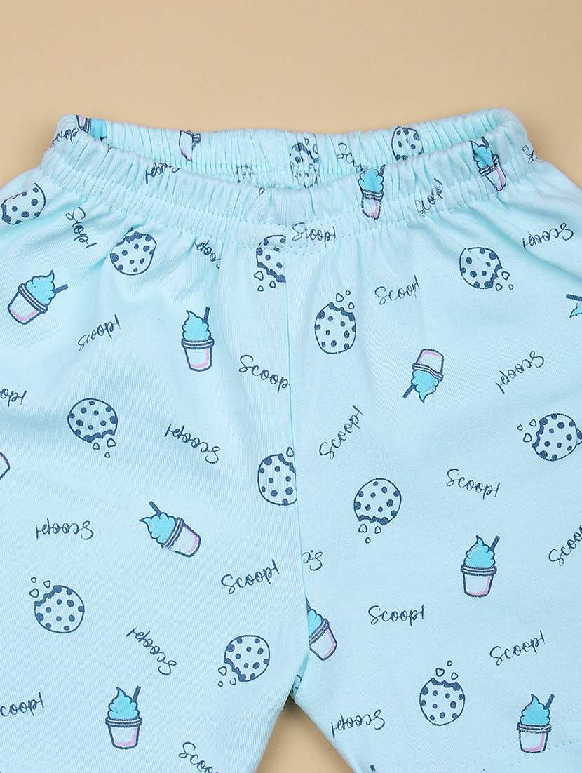 boys printed t-shirt & shorts twin set - 21941265 -  Standard Image - 3