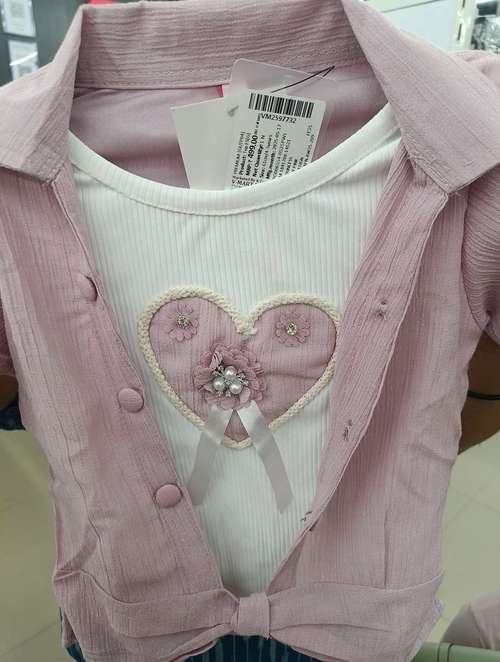 dusty pink polyester top - 21941288 - Standard Image - 0