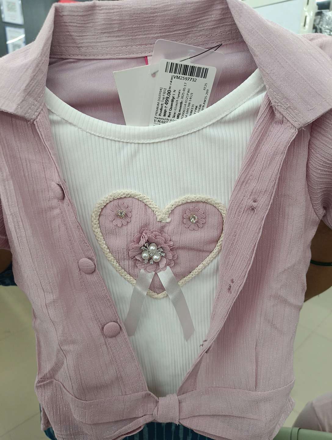 dusty pink polyester top - 21941288 - Zoom Image - 0