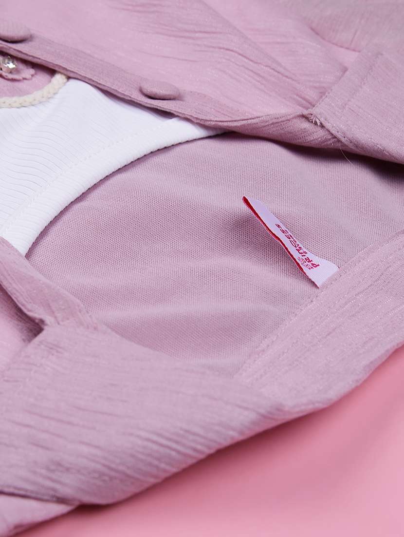 girls solid short sleeve top - 21941288 -  Standard Image - 3