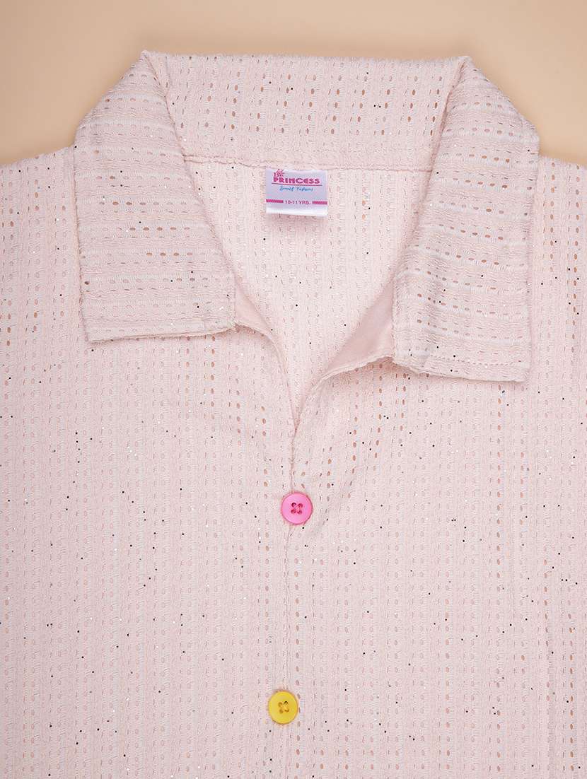 girls self design short sleeve top - 21941302 -  Standard Image - 3