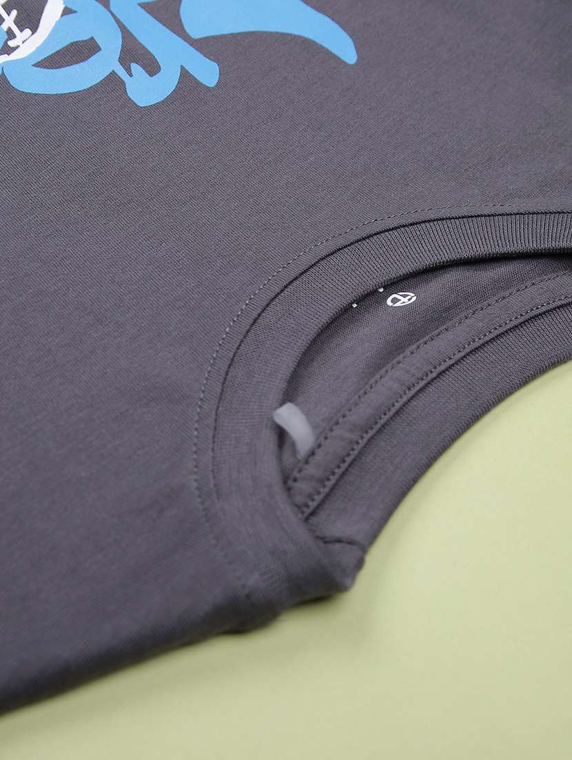 boys printed long sleeve round neck t-shirt - 21941305 -  Standard Image - 3