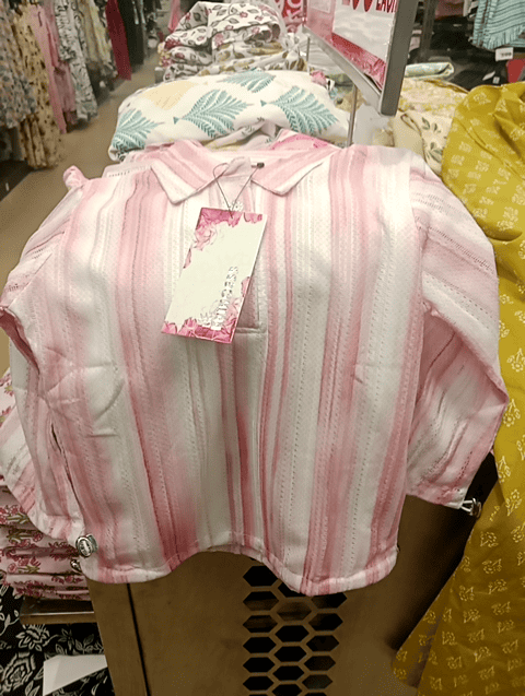 pink polyester top - 21941315 -  Standard Image - 0