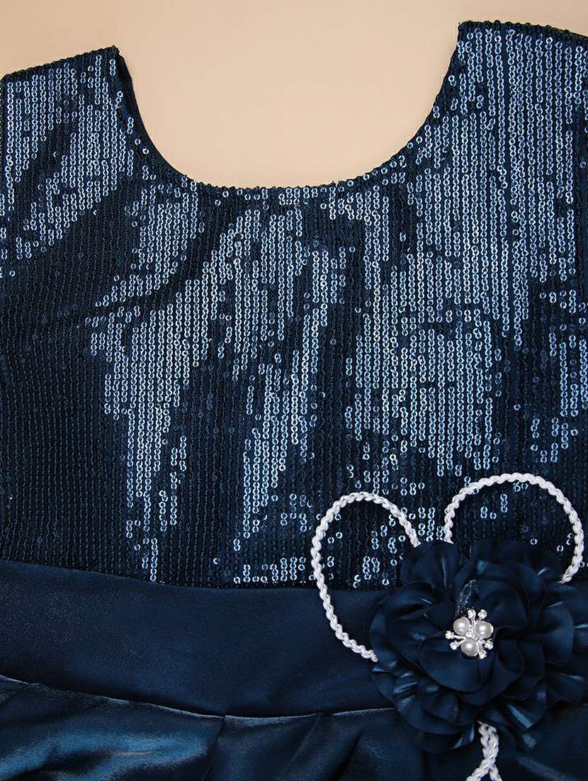 girls sequined sleeveless fit and flare dress - 21941319 -  Standard Image - 3