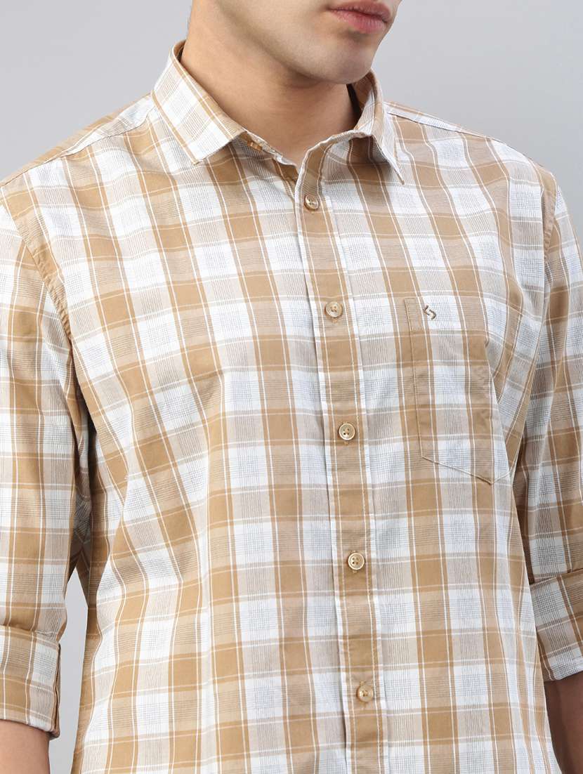 men checkered long sleeve regular fit casual shirt - 21941457 -  Standard Image - 5