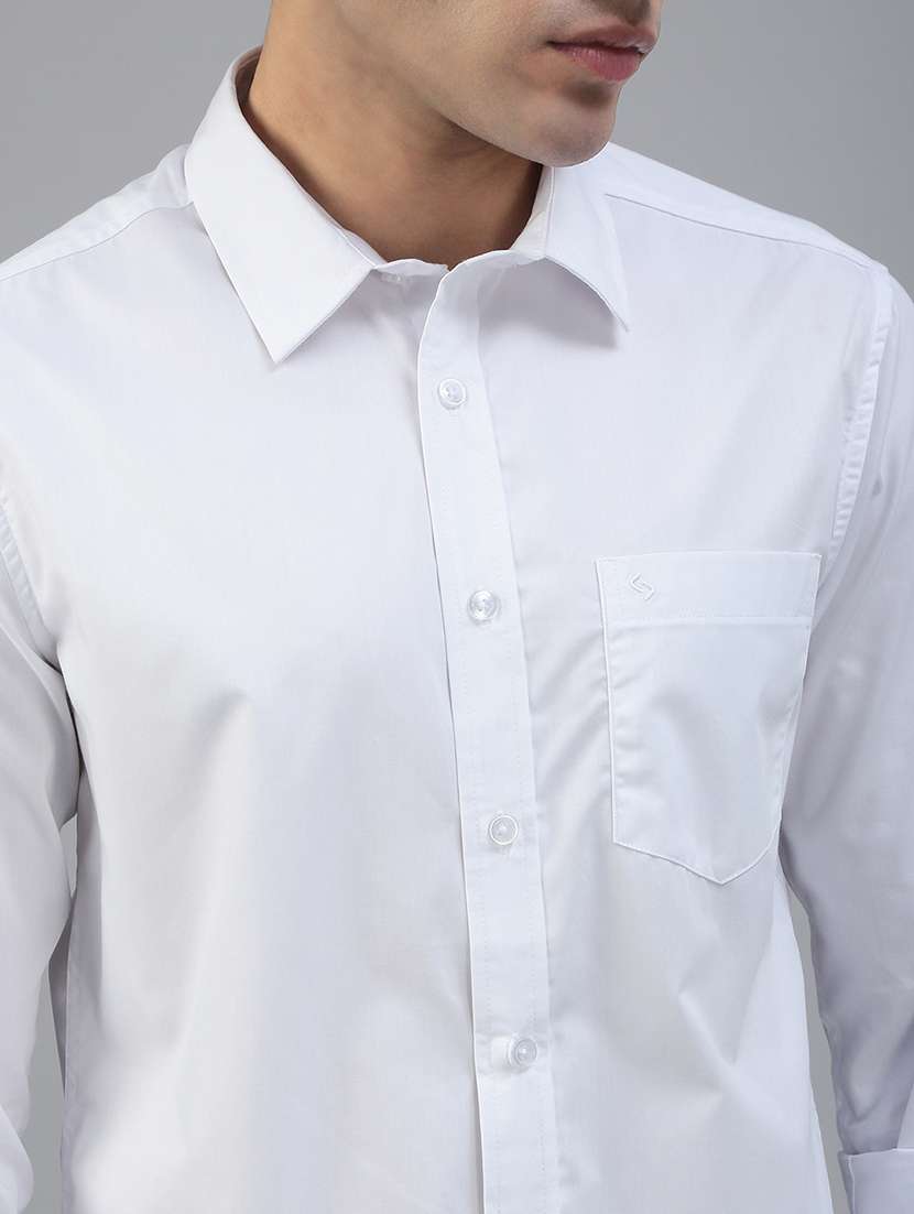 men solid long sleeve regular fit casual shirt - 21941486 -  Standard Image - 5