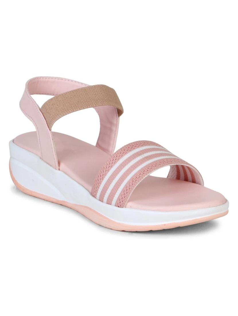 women pink ankle strap wedge - 21941586 -  Zoom Image - 0