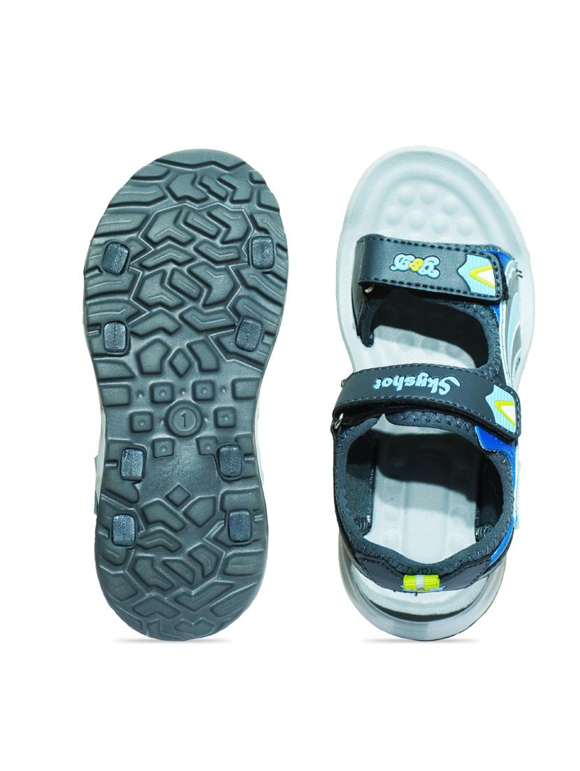 unisex open toe velcro floater - 21941597 - Standard Image - 5