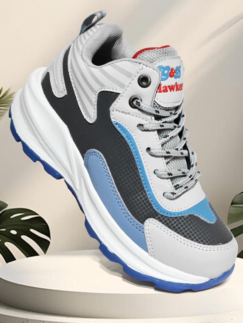 unisex color block lace up sport shoe - 21941627 - Standard Image - 3