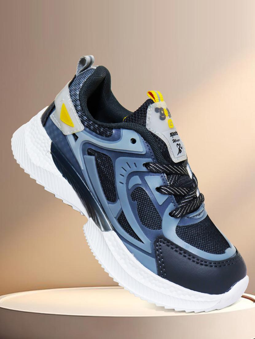 unisex color block lace up sport shoes - 21941631 - Standard Image - 3