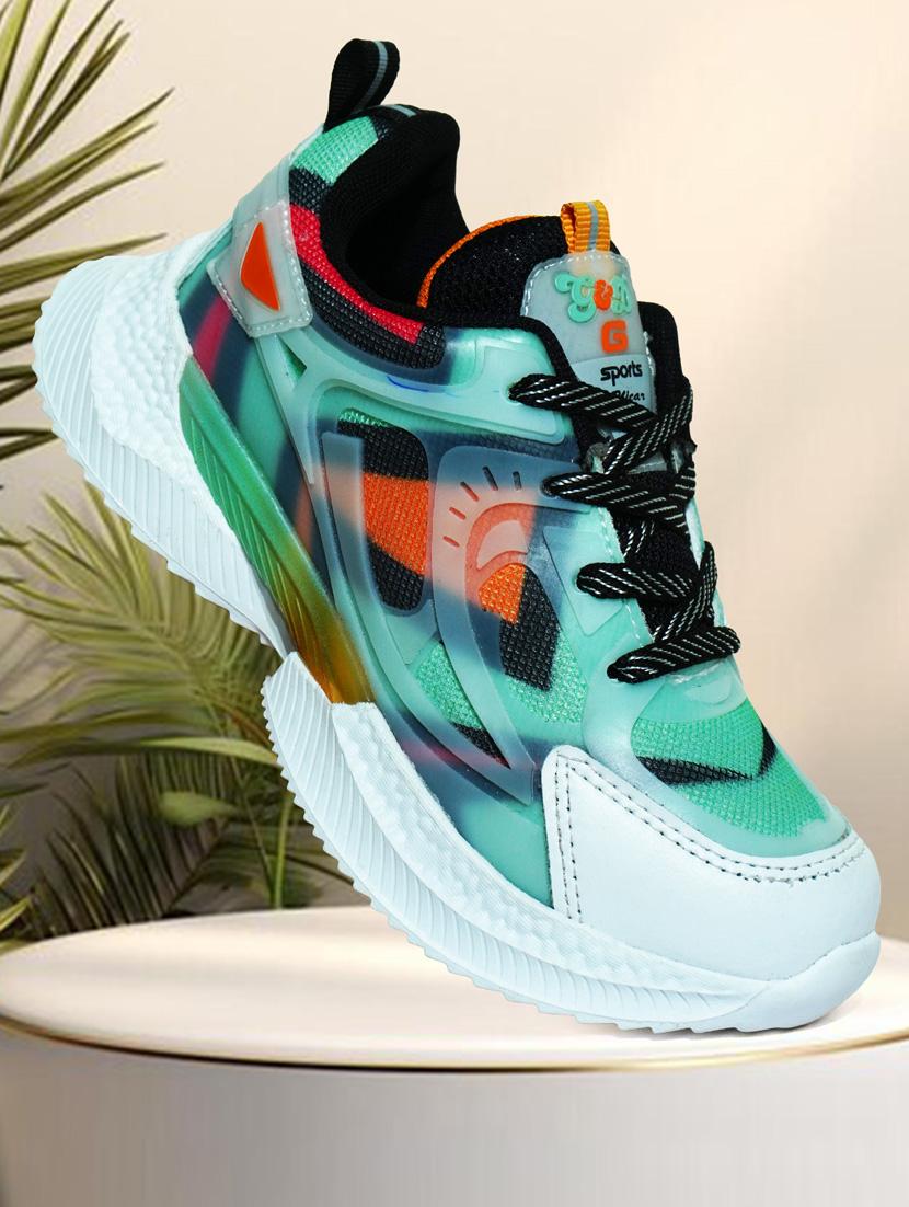 unisex printed lace up sport shoes - 21941638 - Standard Image - 3
