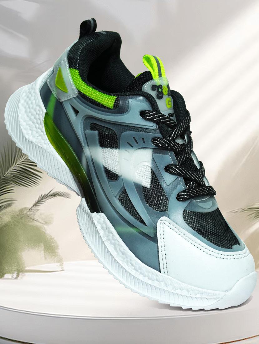 unisex printed lace up sport shoes - 21941639 - Standard Image - 3