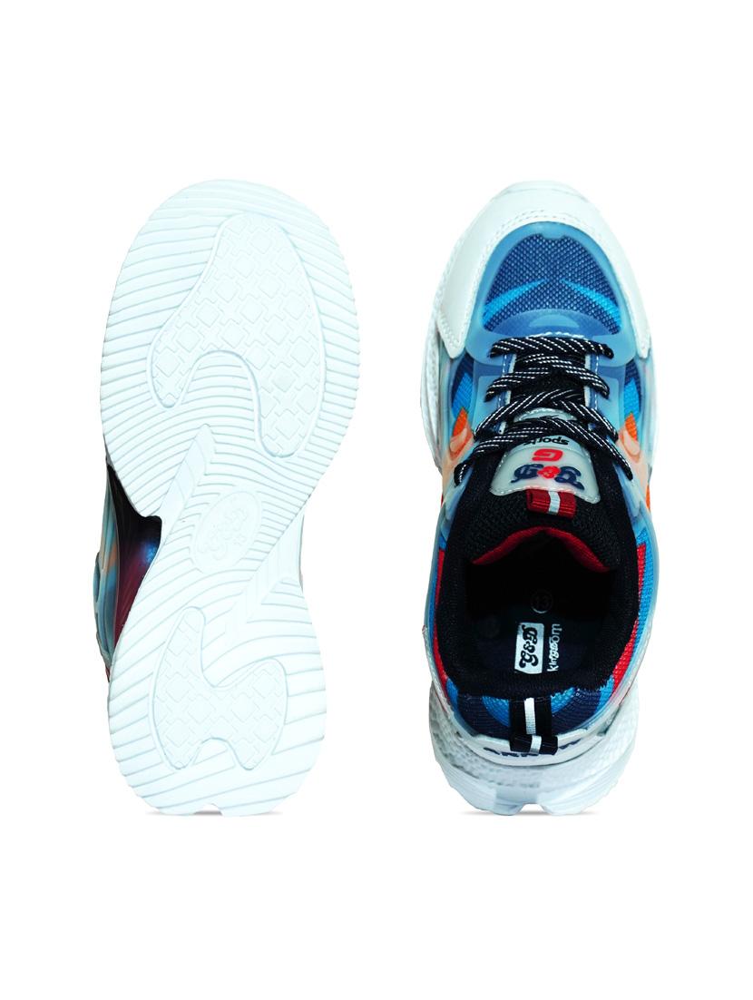 unisex printed lace up sport shoes - 21941640 - Standard Image - 5