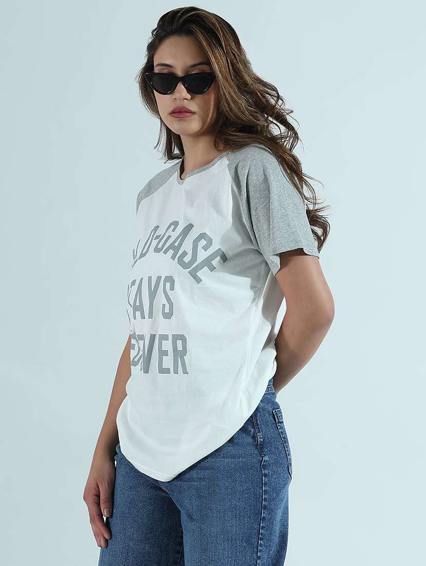 women printed short sleeve regular fit t-shirt - 21941647 -  Standard Image - 3