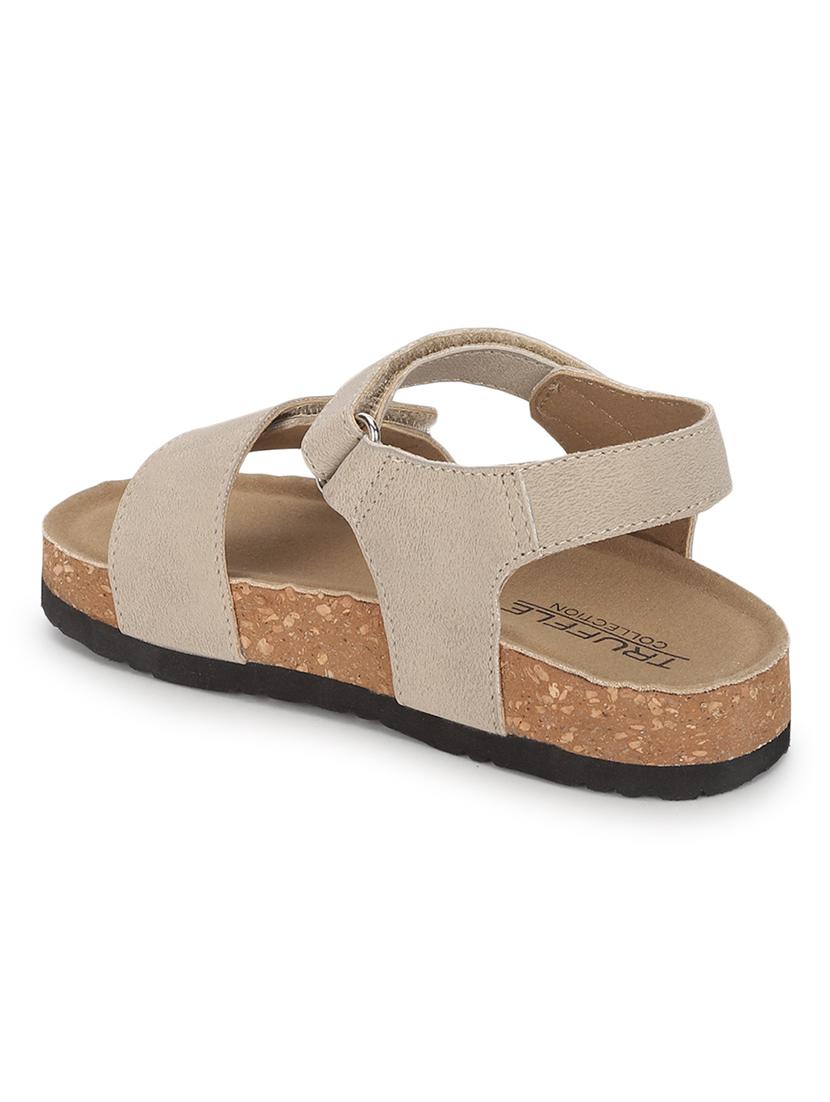 girls solid open toe sandal - 21941725 - Standard Image - 3