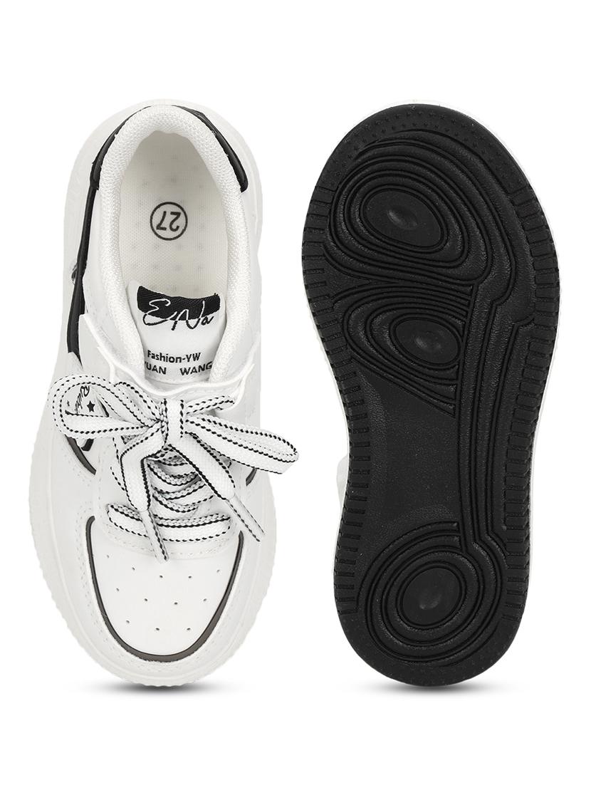 unisex solid lace up sneaker - 21941746 - Standard Image - 5