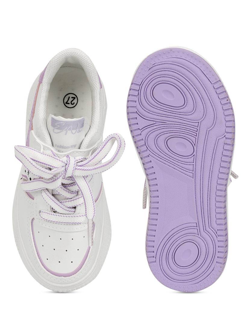 unisex solid lace up sneaker - 21941747 - Standard Image - 5