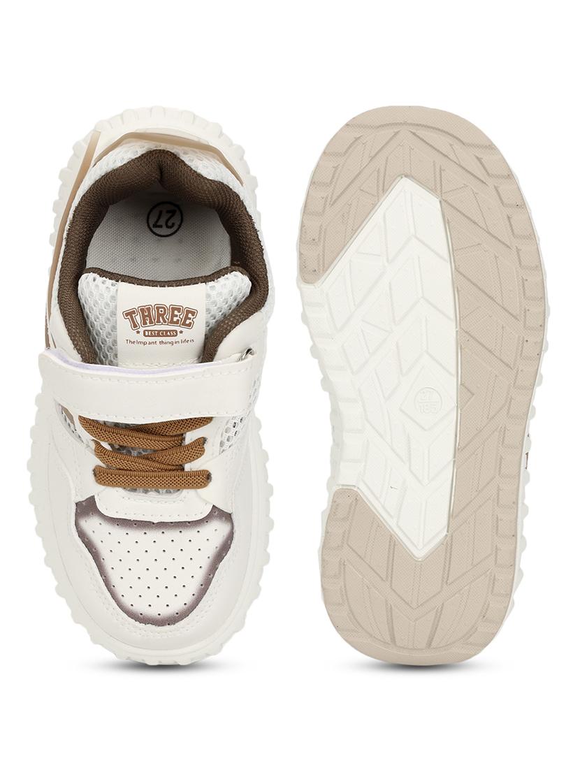 unisex white lace up sneaker - 21941748 - Standard Image - 5
