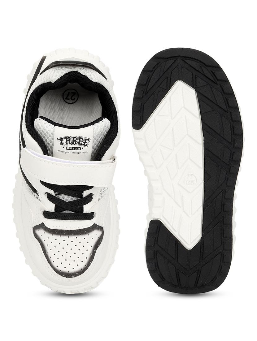 unisex white lace up sneaker - 21941749 - Standard Image - 5