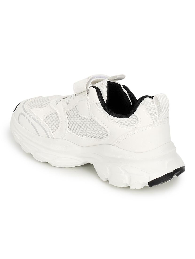unisex white lace up sneaker - 21941754 - Standard Image - 3